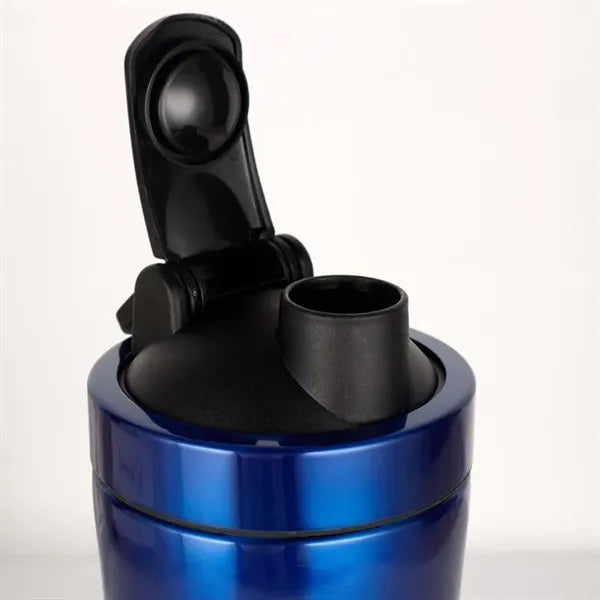 25oz Stainless Steel Metal Gym Sports Protein Shaker Bottle
