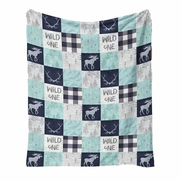 300 GSM Soft Plush Flannel Throw Sublimation Blanket