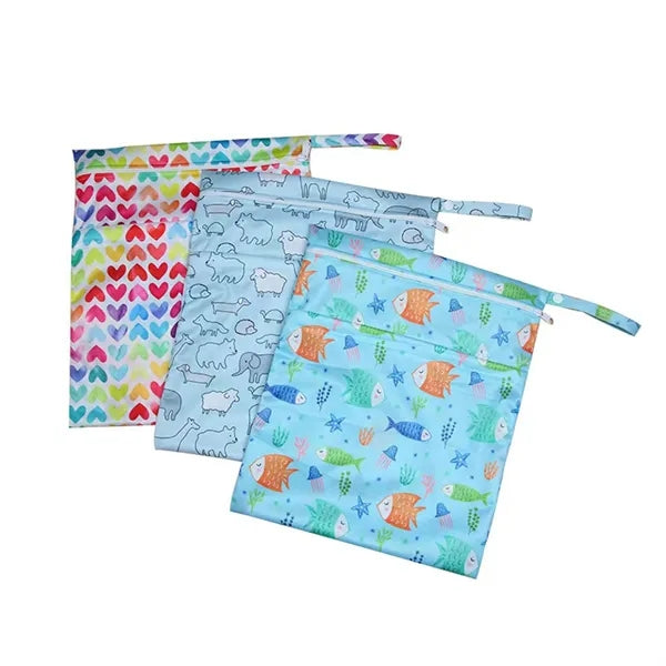 Wet Dry Bags for Baby Cloth Diapers