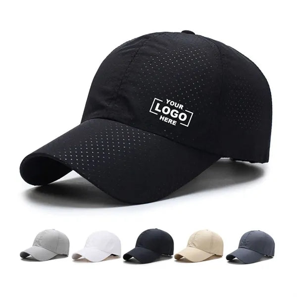 Athletic Moisture Wicking Mesh Cap