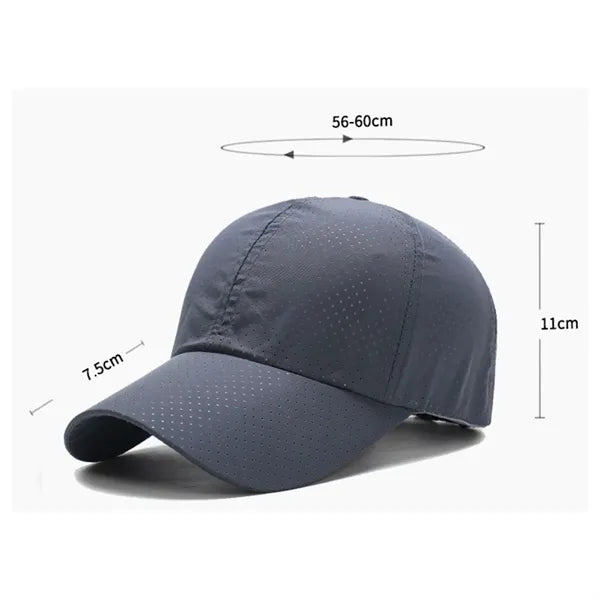 Athletic Moisture Wicking Mesh Cap