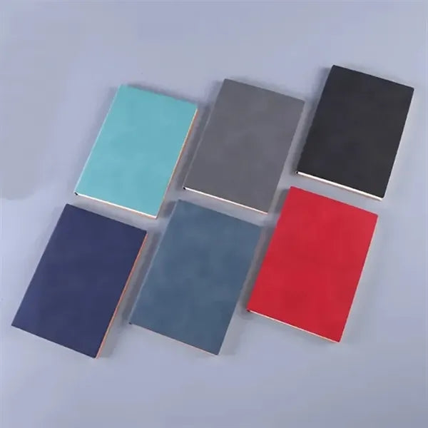 A5 Faux Leather Notebook with Ribbon Bookmark