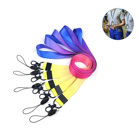 4/5" Dye-Sublimated Satin Ribbon Lanyard