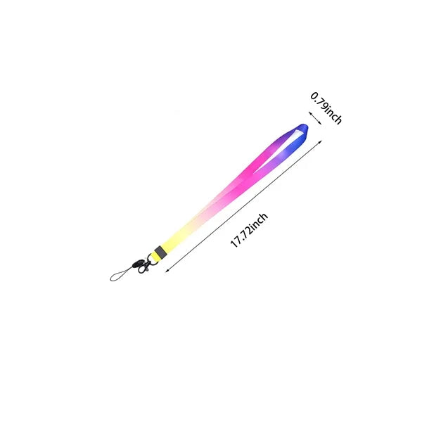4/5" Dye-Sublimated Satin Ribbon Lanyard