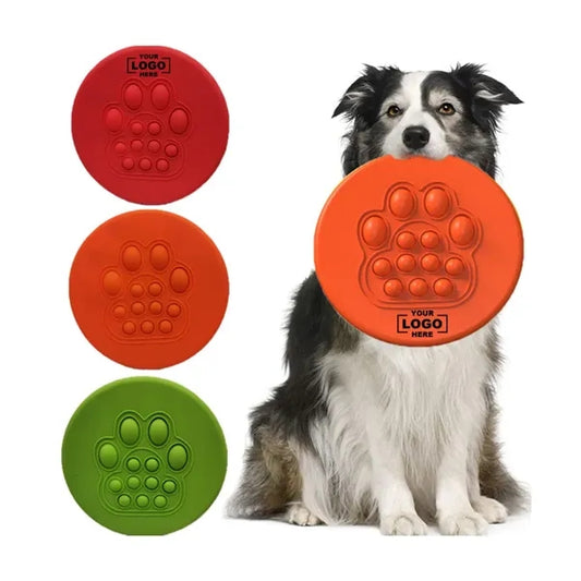 Push Pop Stress Reliever Flying Disc