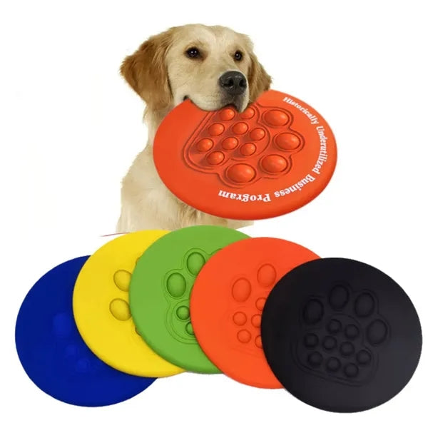 Push Pop Stress Reliever Flying Disc