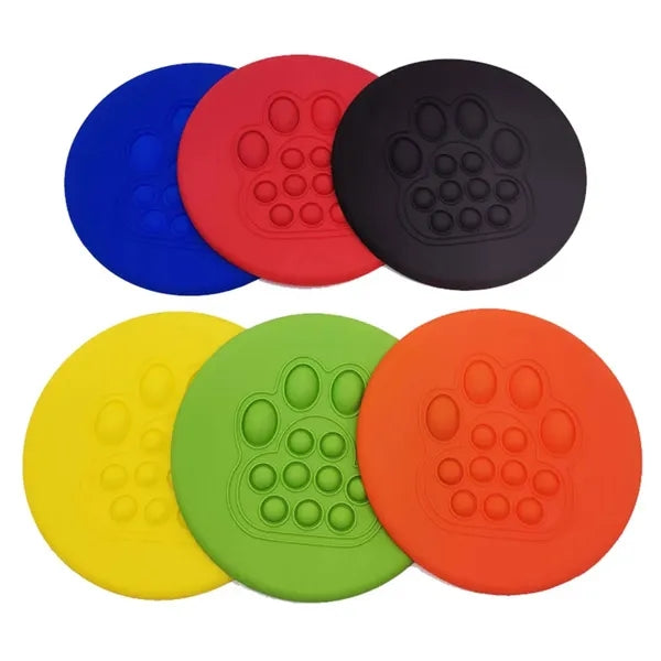 Push Pop Stress Reliever Flying Disc