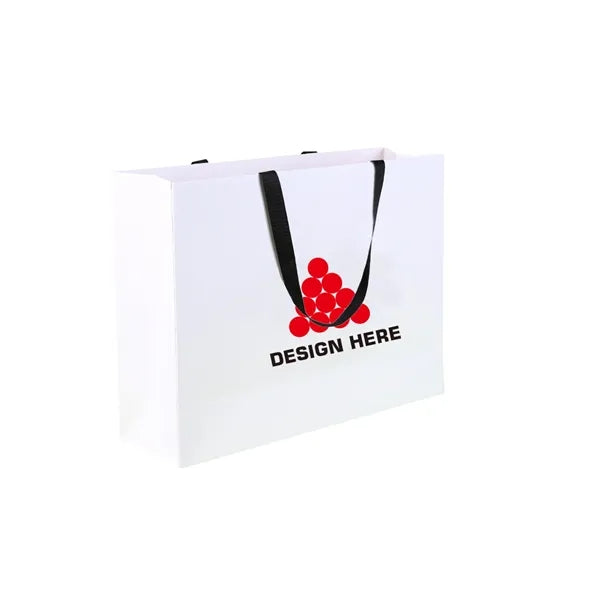 White Cardboard Tote Bag