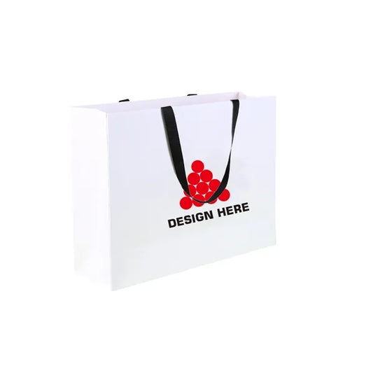 White Cardboard Tote Bag