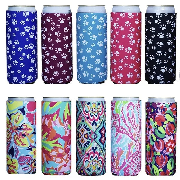 12 Oz. Full-Color Slim Seltzer Can Coolie