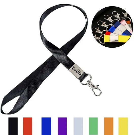 Thickened Name Badge Lanyard with Metal Clip