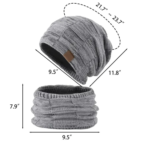 Scarf and Hat Two-Piece Set