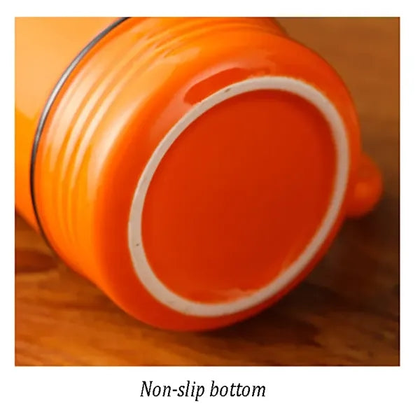 Fire Extinguisher Ceramic Mug with Lid and Spoon