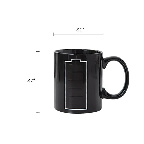 Heat-Activated Color-Changing Ceramic Mug