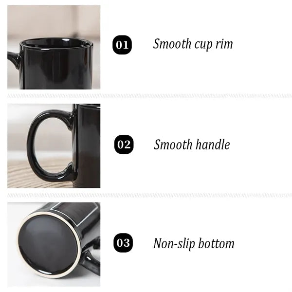 Heat-Activated Color-Changing Ceramic Mug