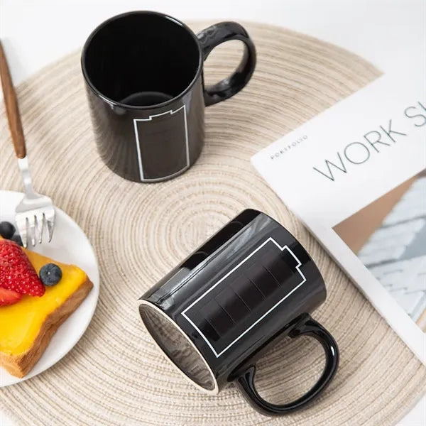 Heat-Activated Color-Changing Ceramic Mug