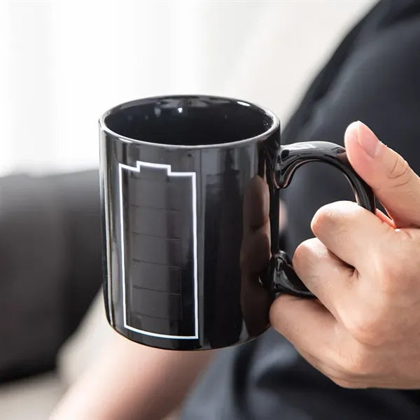 Heat-Activated Color-Changing Ceramic Mug
