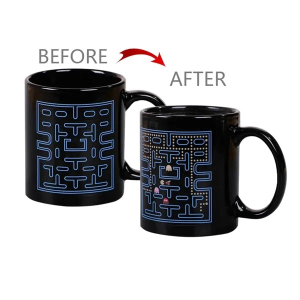 Heat-Activated Color-Changing Ceramic Mug