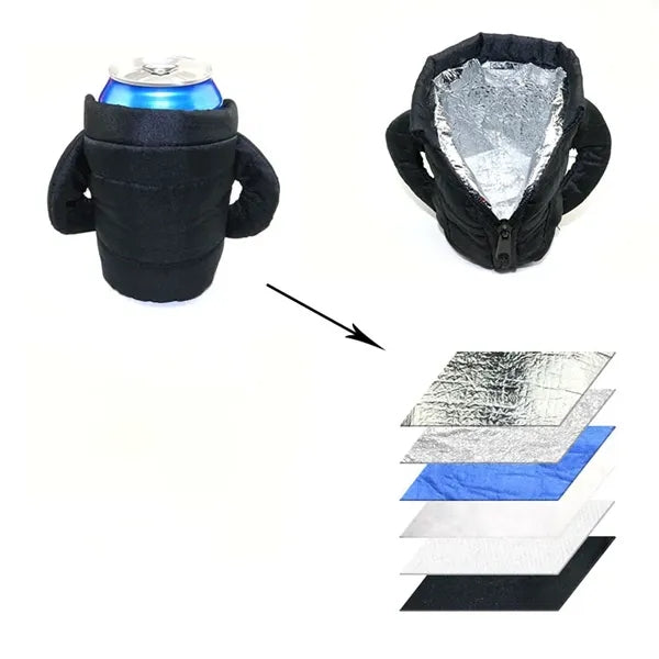 Beer Jacket Beverage Bottle Cup Sleeve