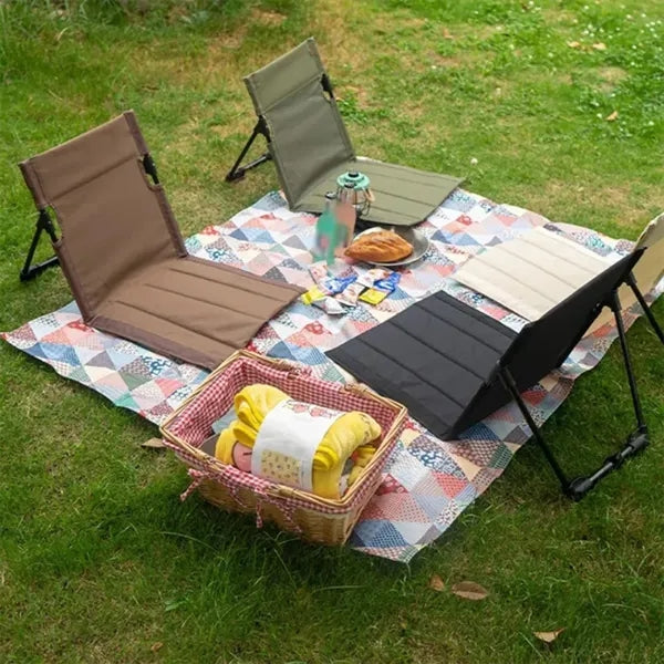 Portable Outdoor Lawn Backrest Chair