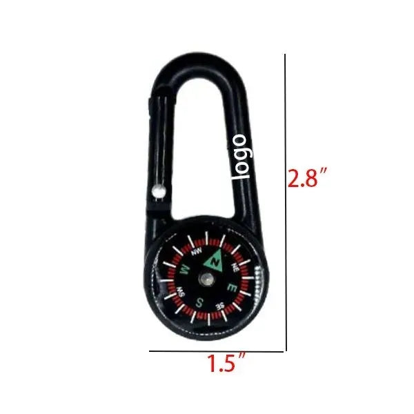 Carabiner with Compass