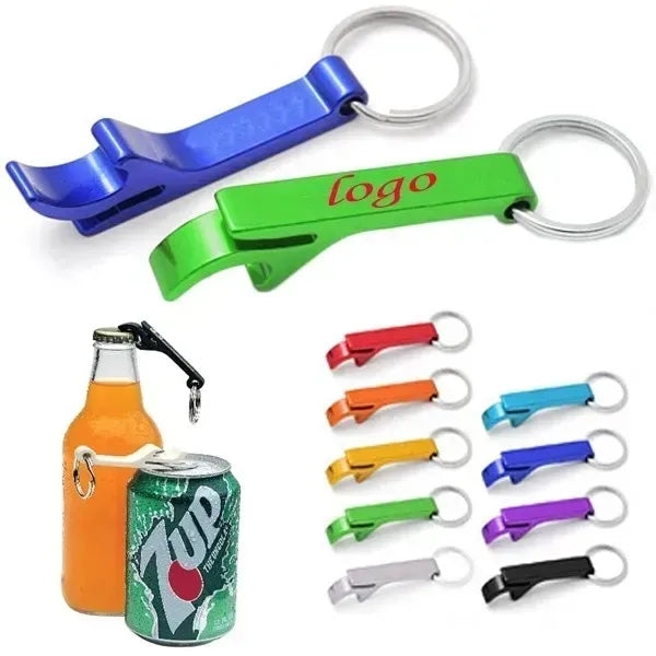 Bottle Beer Can Opener Keychain