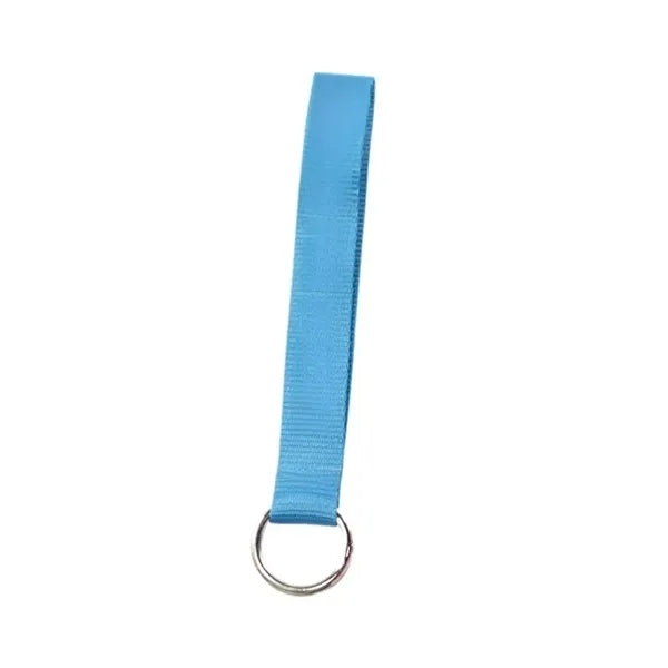Polyester Lanyard w/Steel Ring for Keys Phone Bottle ID Tag