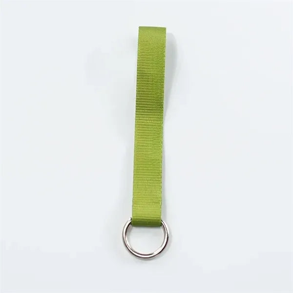 Polyester Lanyard w/Steel Ring for Keys Phone Bottle ID Tag