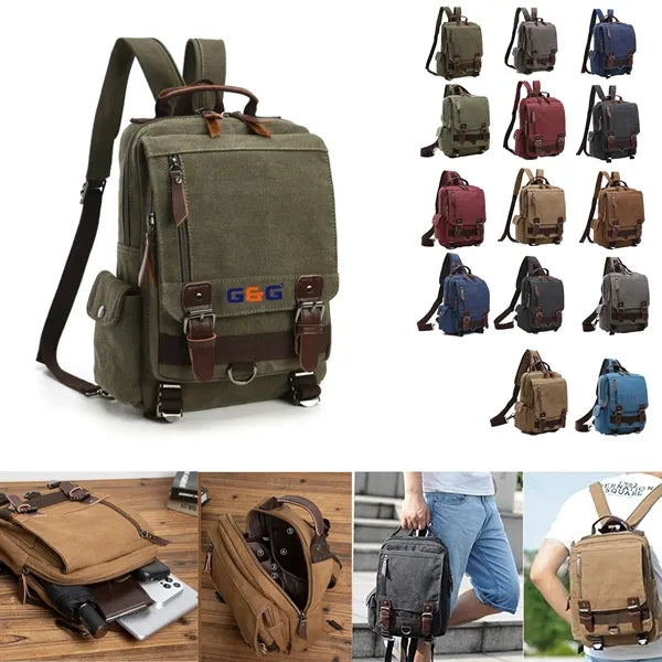 Canvas Messenger Bag