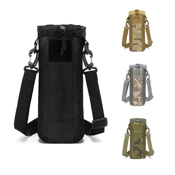 Tactical Mesh Water Bottle Bag with Strap