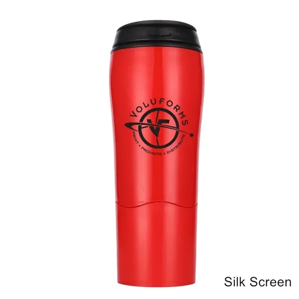 17 oz No Spill Double Wall Suction Tumbler Plastic Mug