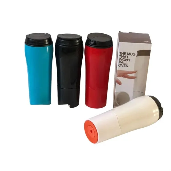 17 oz No Spill Double Wall Suction Tumbler Plastic Mug