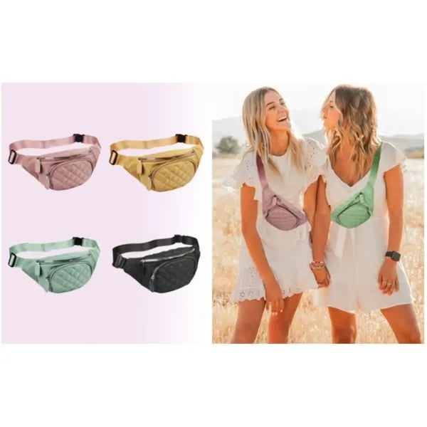 Nylon Fashion Crossbody Fanny Packs Belt Bag Blank