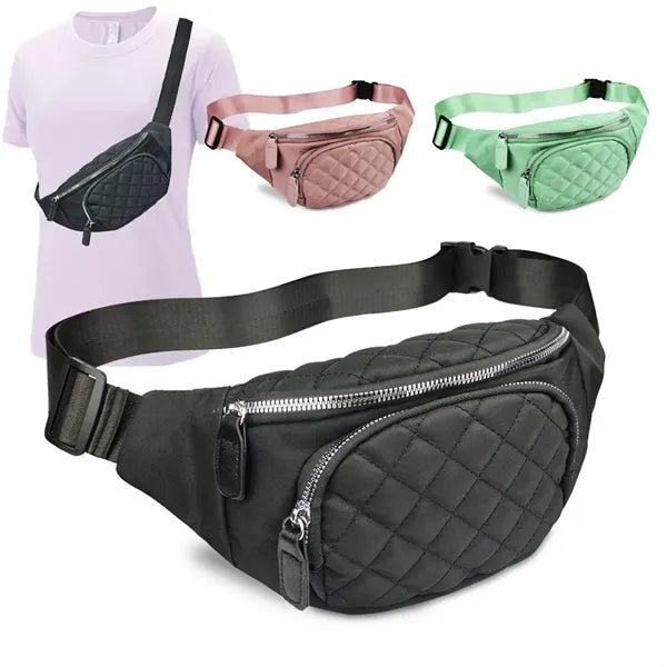 Nylon Fashion Crossbody Fanny Packs Belt Bag Blank