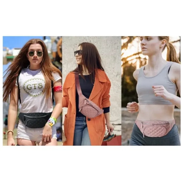 Nylon Fashion Crossbody Fanny Packs Belt Bag Blank
