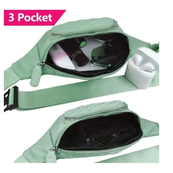 Nylon Fashion Crossbody Fanny Packs Belt Bag Blank