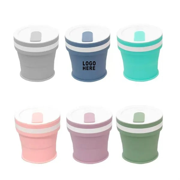 12OZ Silicone Folding Coffee Cup