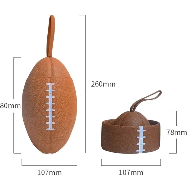 Rugby Foldable Large Kettle Silicone Water Bottle
