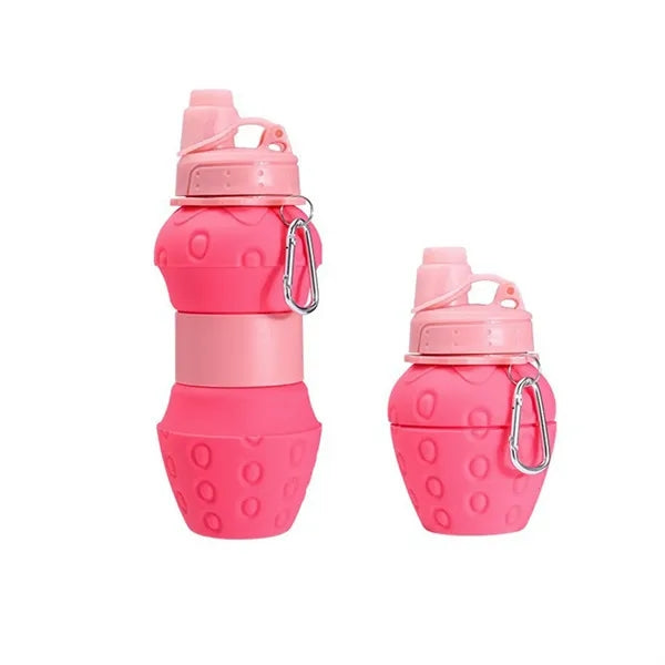 20OZ Large Capacity Foldable Silicone Water Bottle