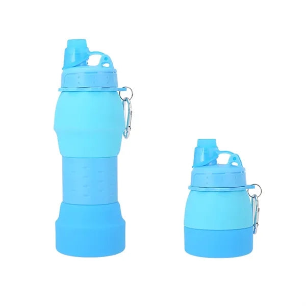 Silicone Folding Sports Water Bottle