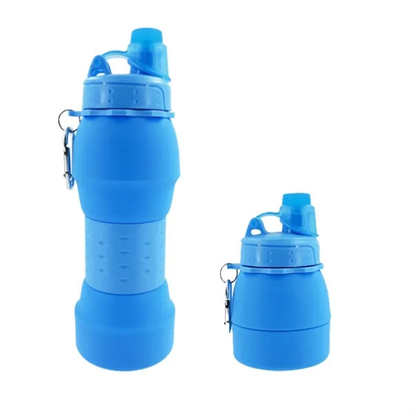 Silicone Folding Sports Water Bottle