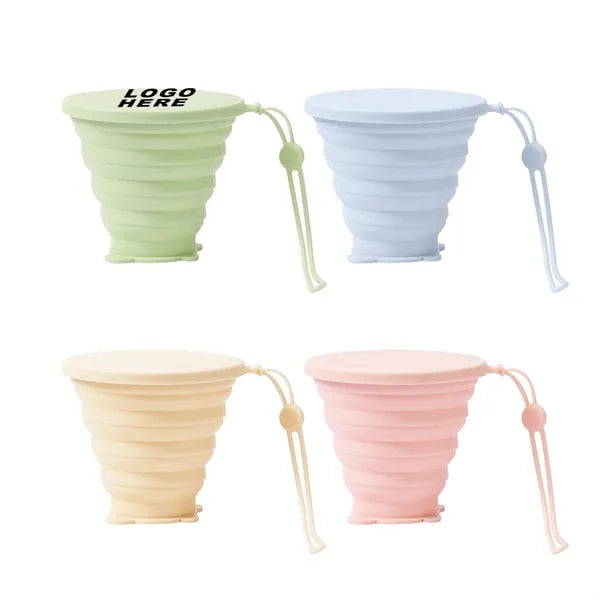 Cartoon Bear Silicone Foldable Coffee Cup