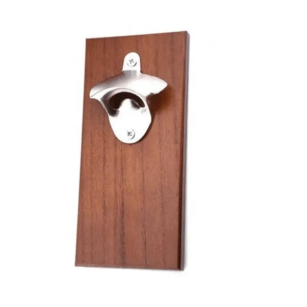 Wooden Wall Mounted Bottle Opener