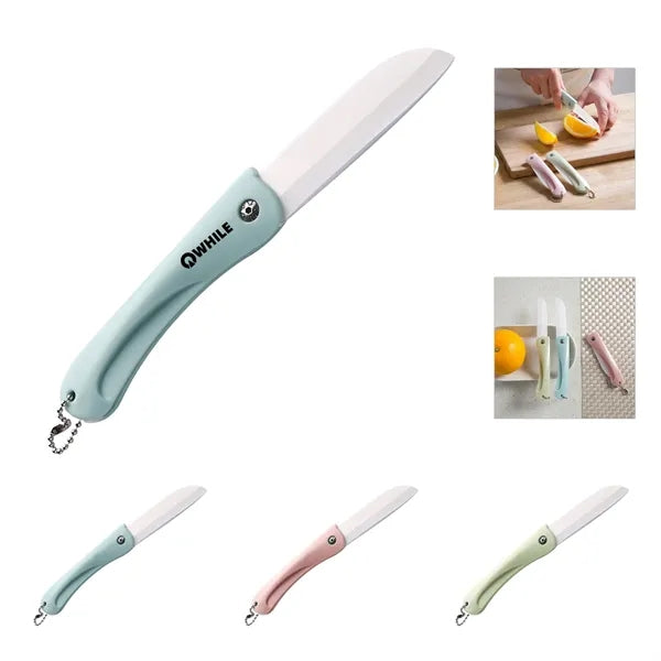 Ceramic Paring Knife with Hanging Chain