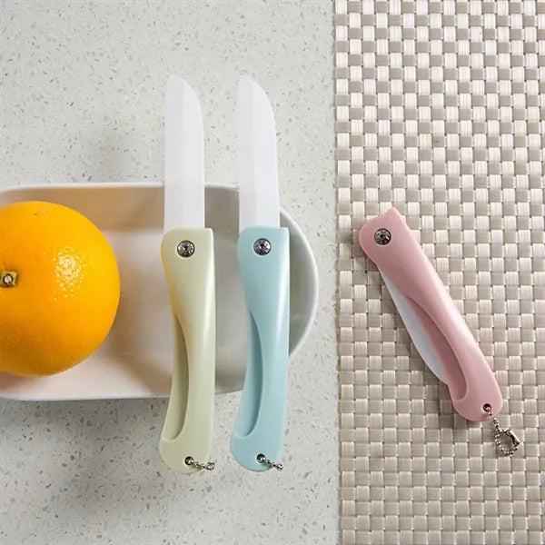 Ceramic Paring Knife with Hanging Chain