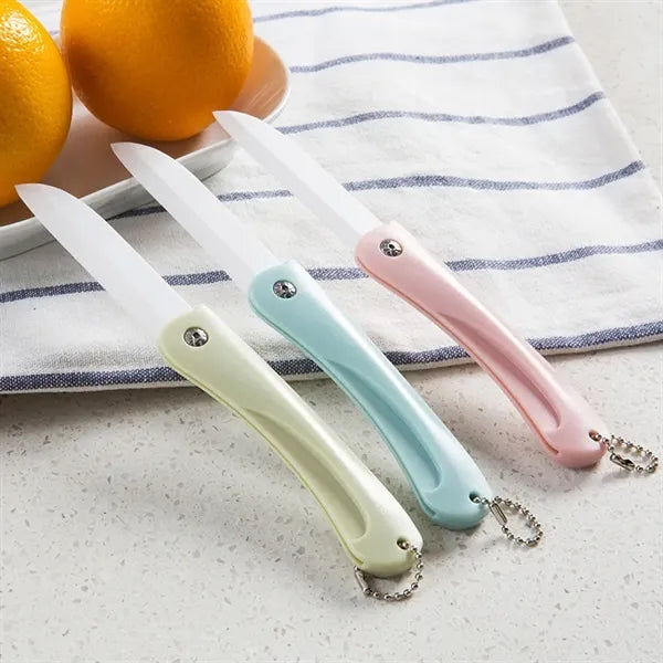 Ceramic Paring Knife with Hanging Chain