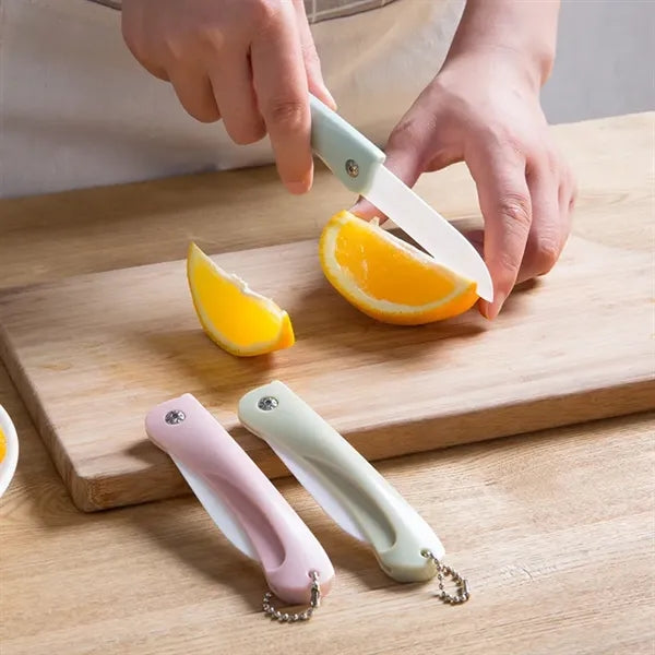 Ceramic Paring Knife with Hanging Chain