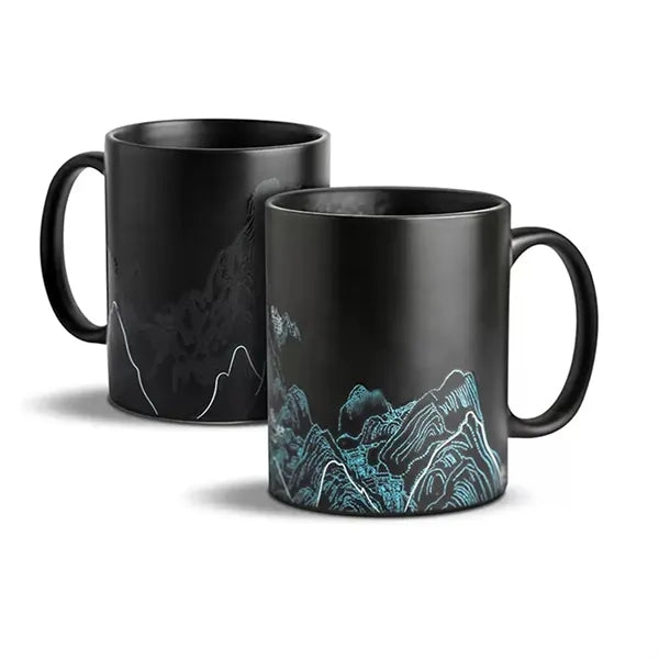 Temperature Sensitive Color Changing Ceramic Cup