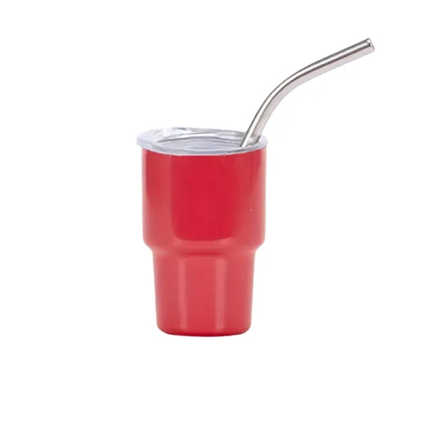 Stainless Steel Insulated Cup Mini w/Straw