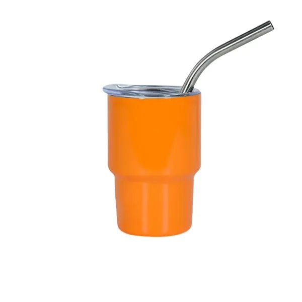 Stainless Steel Insulated Cup Mini w/Straw